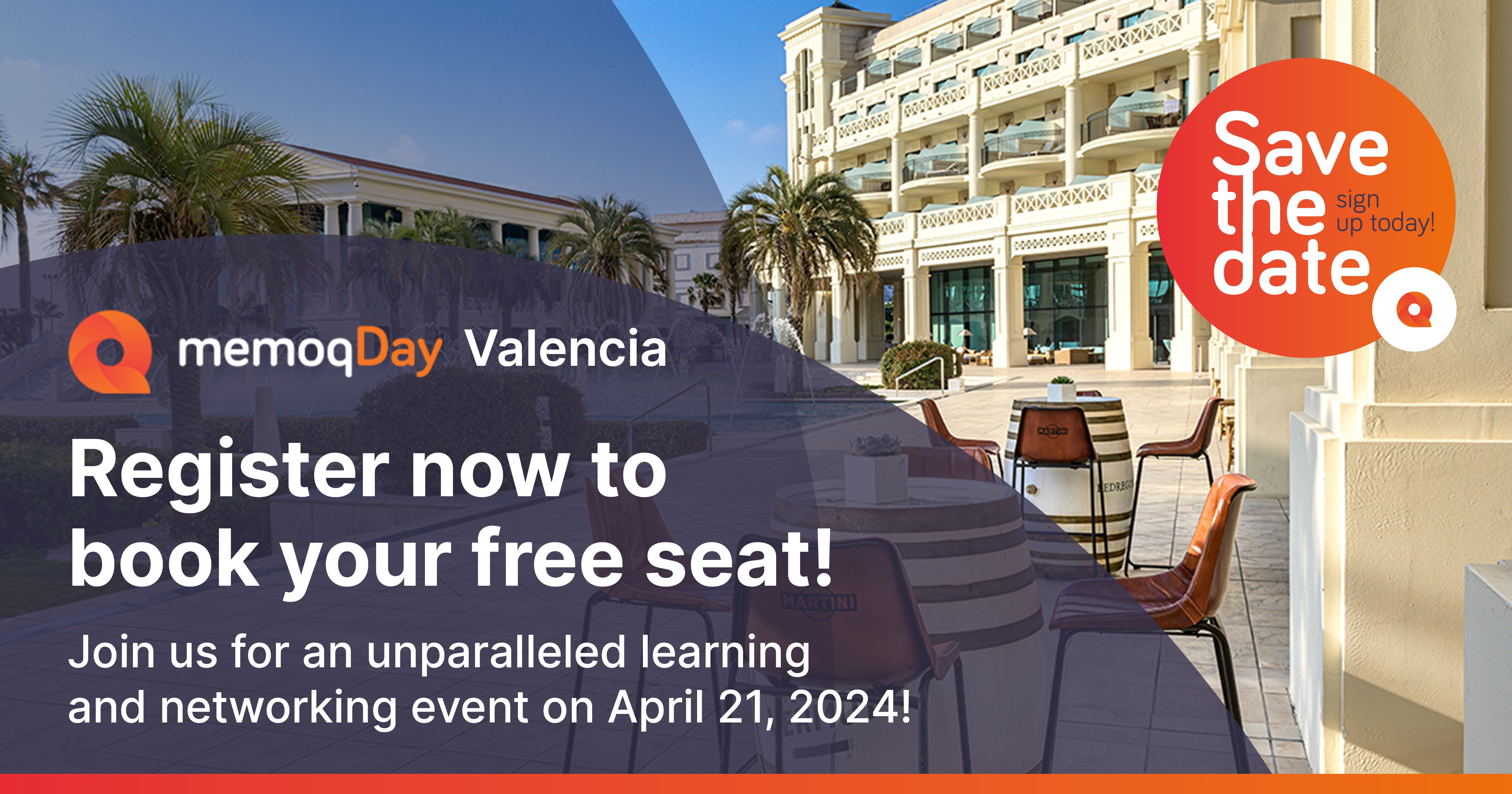 Save the Date for memoQ Day Valencia