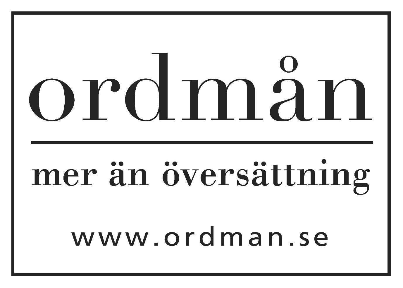 Ordmån