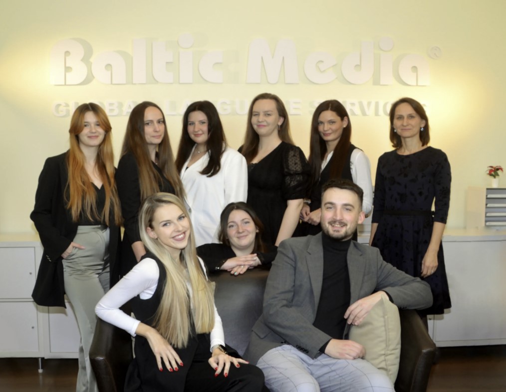 Baltic Media translation management team 