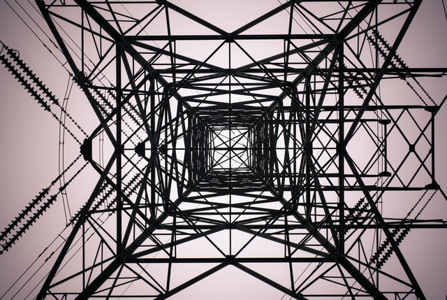 black electric tower