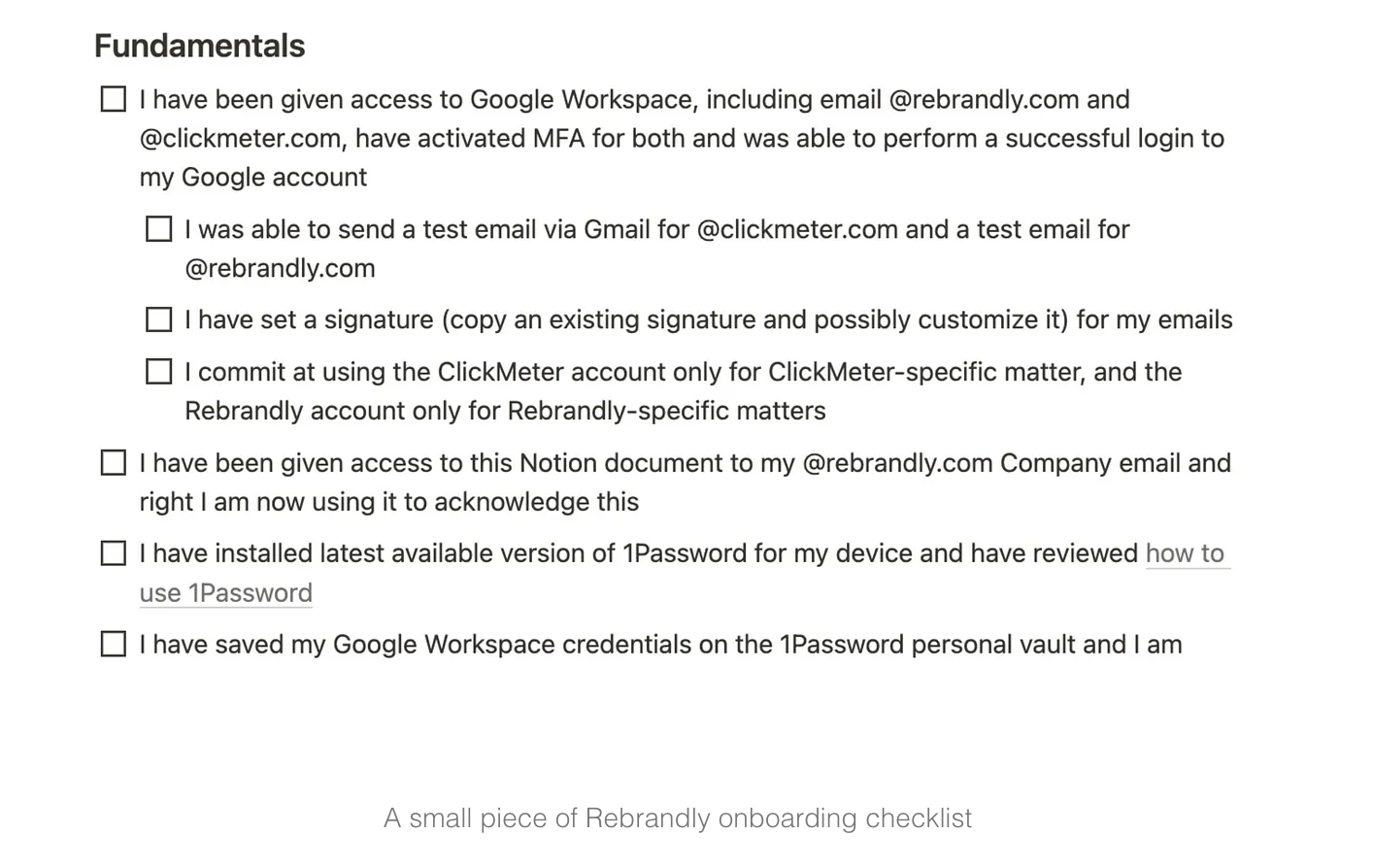 checklist for onboarding of localization engineers