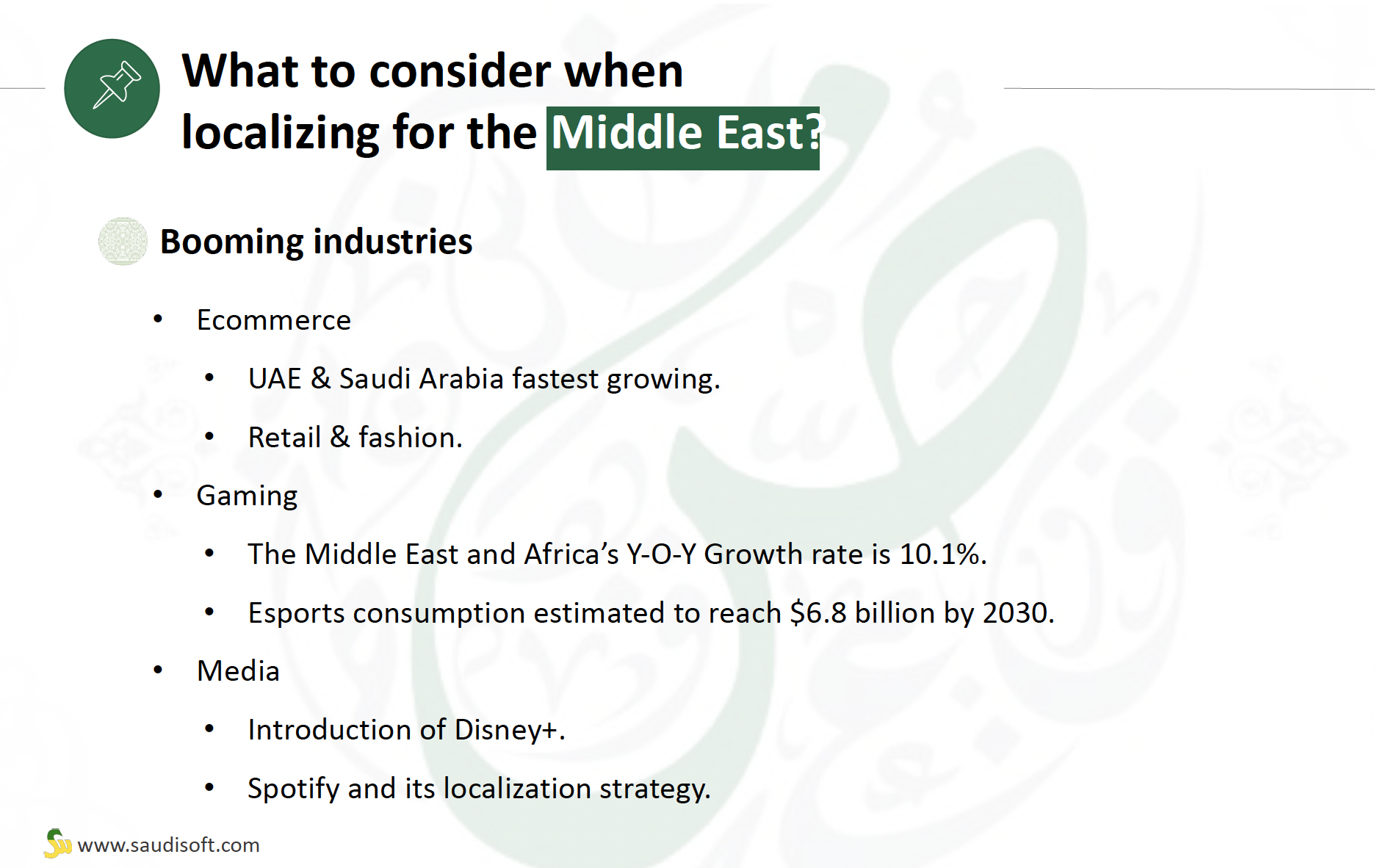 Localizing for the Middle East_booming Industries