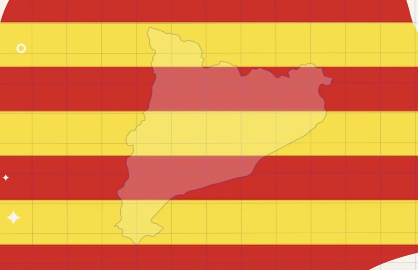 map of Catalonia 