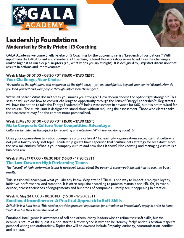 GALA Academy: Leadership Foundations Program